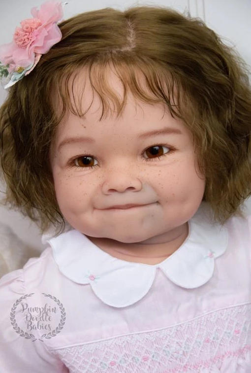 Baby Products For Curly Hair - NPK 24''Handmade Unfinished Doll Kit Reborn