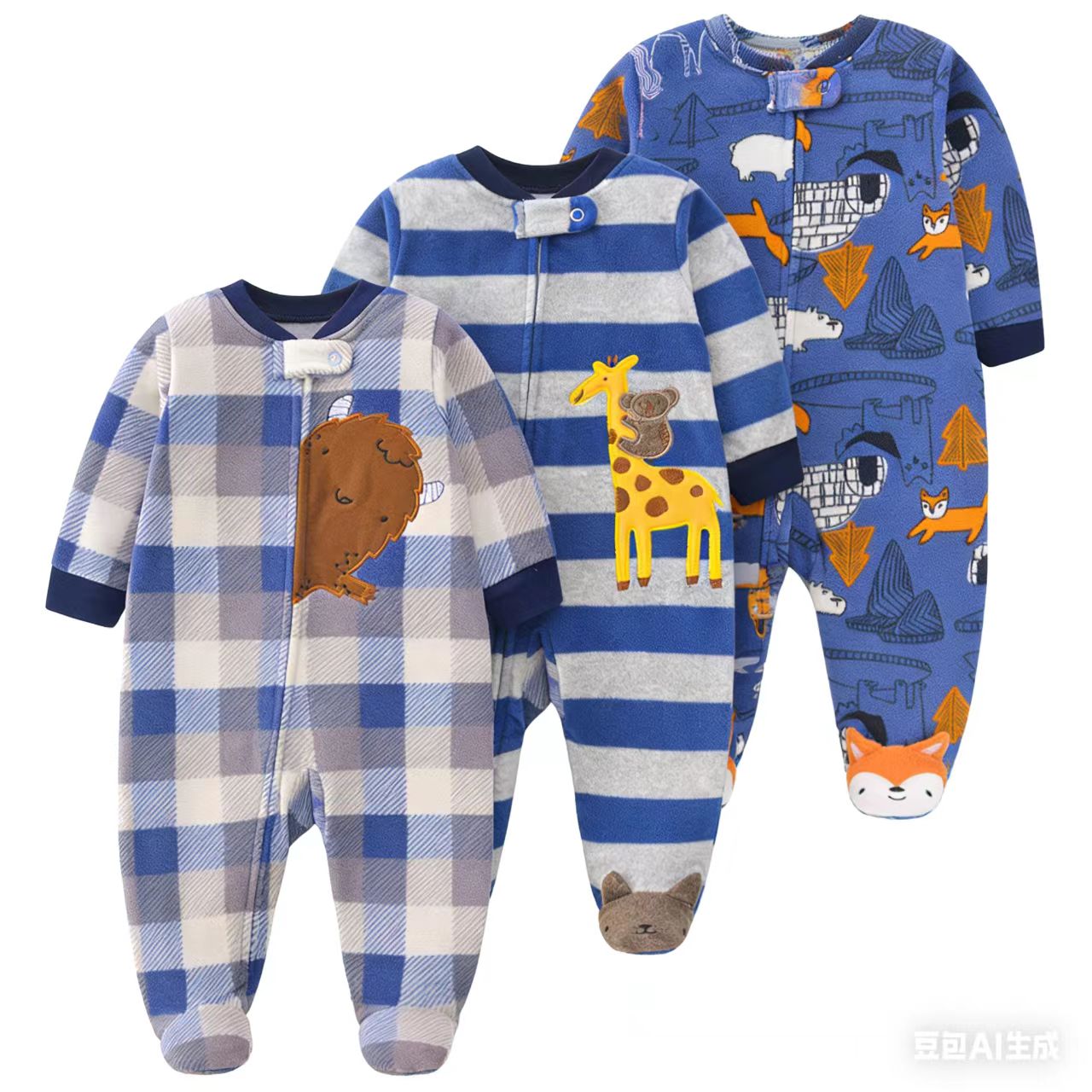 Baby Products Brand - 2026 Unisex Baby Romper Fleece Fabric