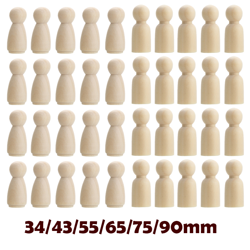 Baby Products Wholesale - Sỉ 50Pc 75Mm/90Mm Gỗ Thủ Công