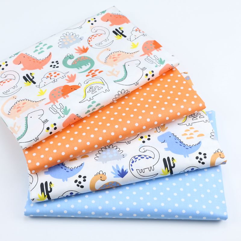 Baby Products Organic - Khủng Long Chấm 100% Cotton Hai
