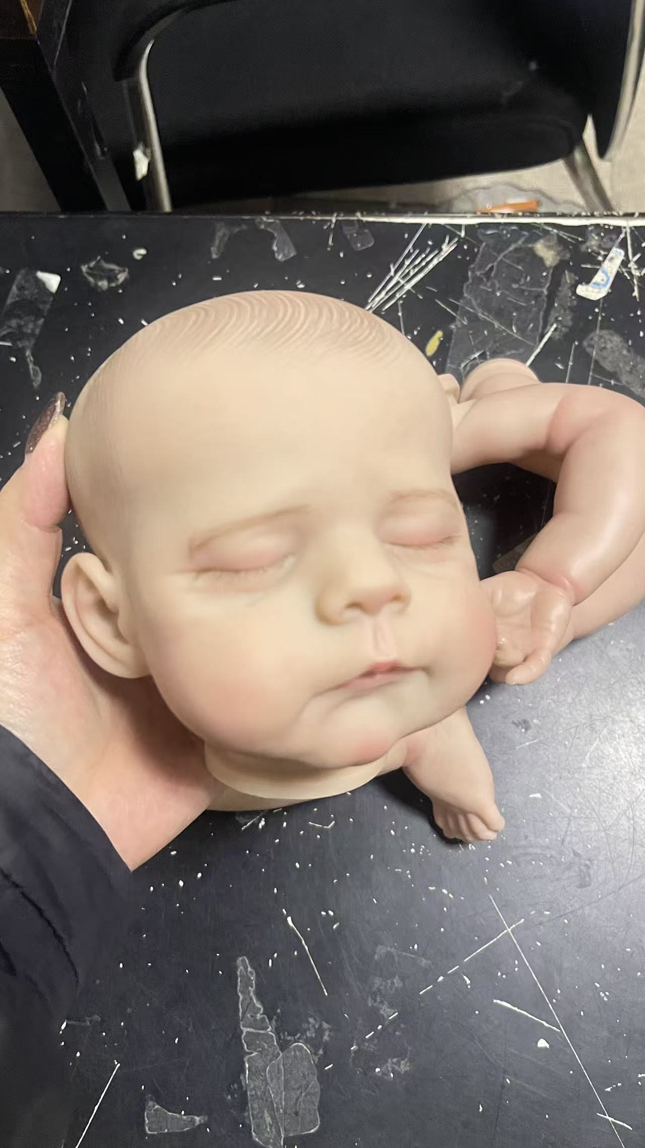 Baby Products For Curly Hair - NPK 18'' High Quantity Unfinished Doll
