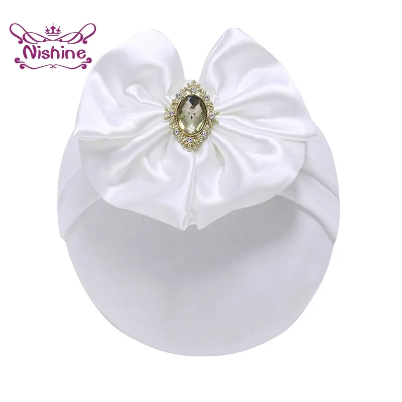 1PCS Solid Color Satin Bowknot - đánh giá và giá Baby Products Organic