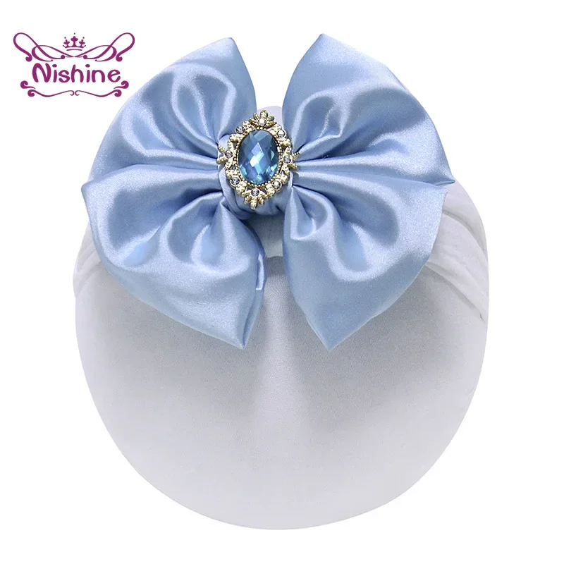 1PCS Solid Color Satin Bowknot - đánh giá và giá Baby Products Organic