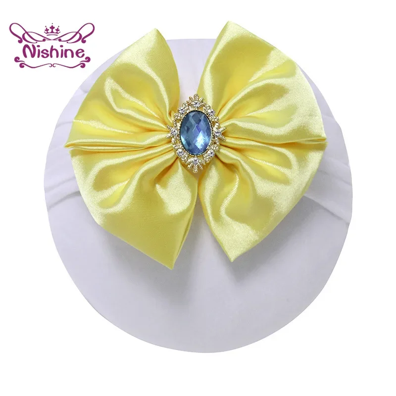 1PCS Solid Color Satin Bowknot - đánh giá và giá Baby Products Organic
