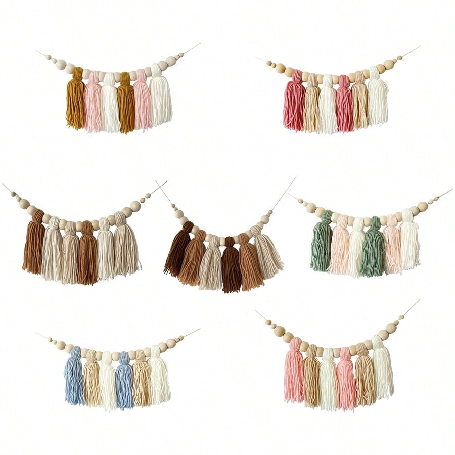 Boho Cotton Tassel Garland Wal - đánh giá và giá Baby Products Organic