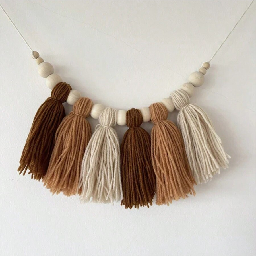 Boho Cotton Tassel Garland Wal - đánh giá và giá Baby Products Organic