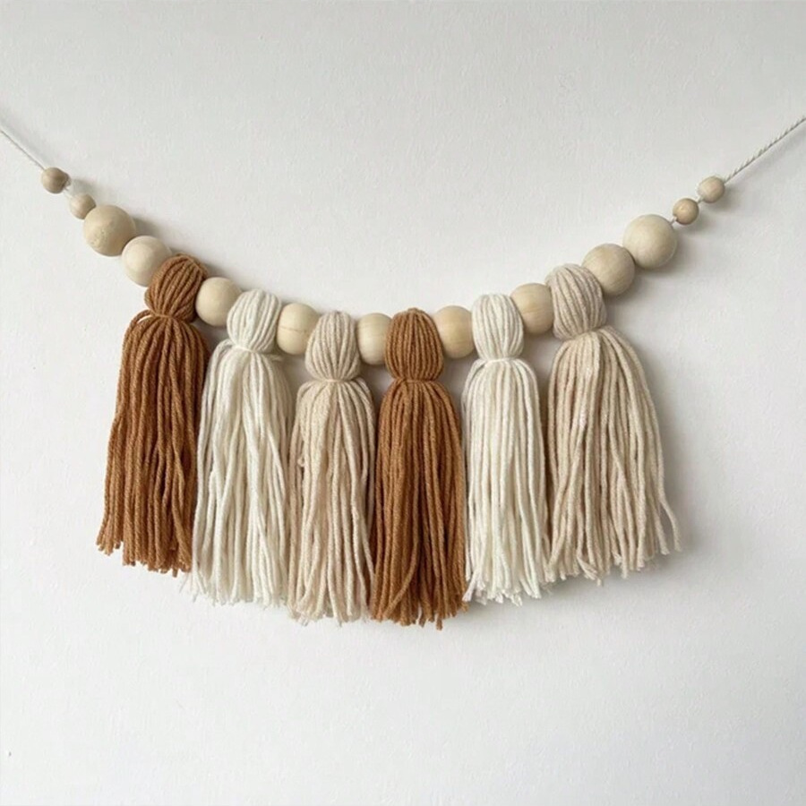 Boho Cotton Tassel Garland Wal - đánh giá và giá Baby Products Organic