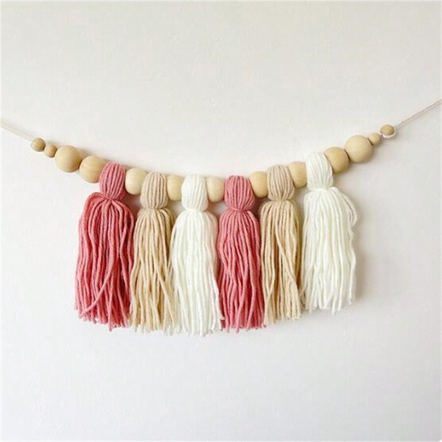 Boho Cotton Tassel Garland Wal - đánh giá và giá Baby Products Organic