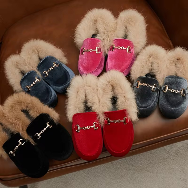 Winter Kids Fur Princess Shoes - đánh giá và giá Baby Products Brand