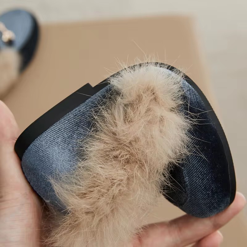 Winter Kids Fur Princess Shoes - đánh giá và giá Baby Products Brand