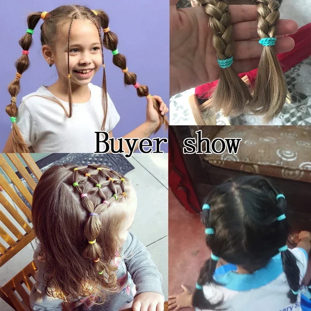 100pcs/Bag Elastic Hair Bands  - đánh giá và giá Baby Products Wholesale