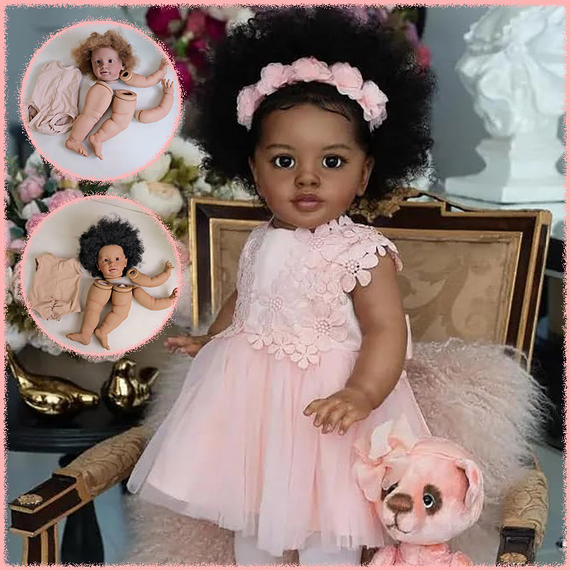 26inch Dark Skin Reborn Pippa  - đánh giá và giá Baby Products For Curly Hair